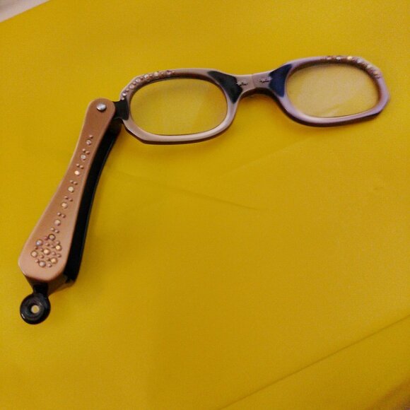 Vintage 1950's Folding Opera Glasses  with case - Picture 5 of 6